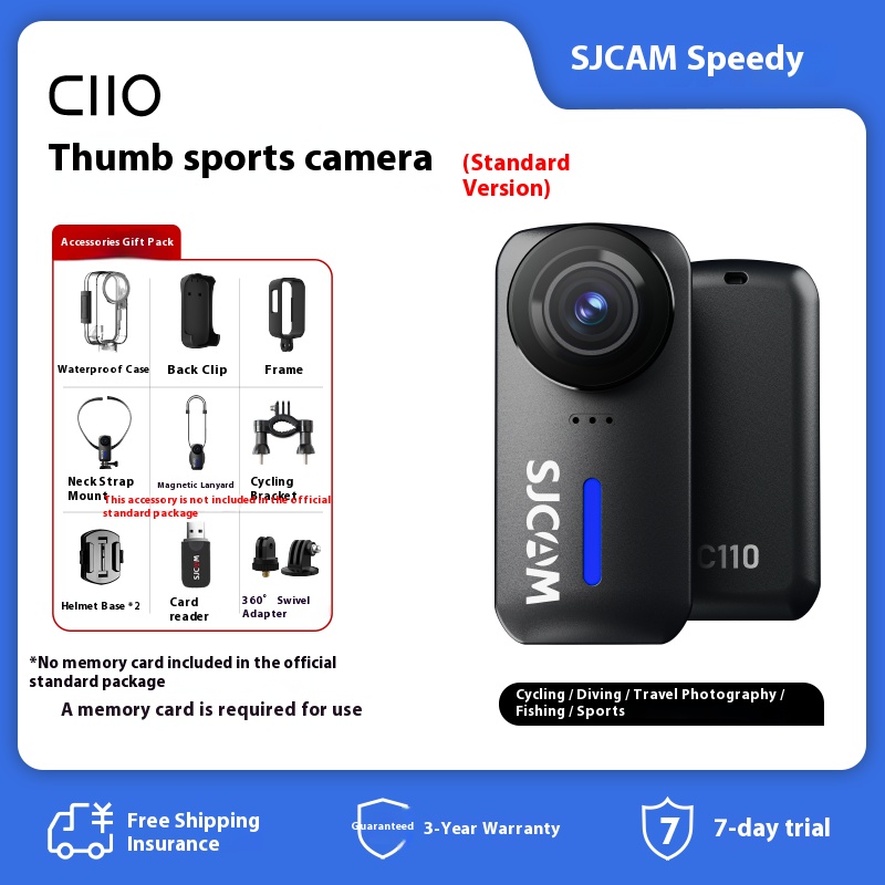 Anti shake ultra clear 4K, 360 degree camera, cycling recorder, sports camera