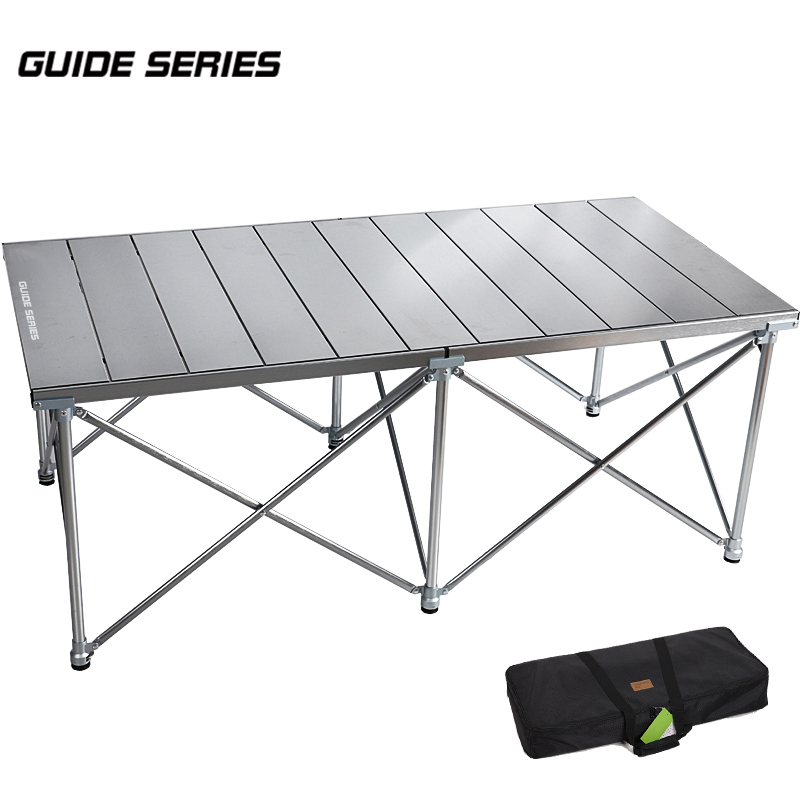 Aluminum alloy, outdoor folding, adjustable, camping picnic table
