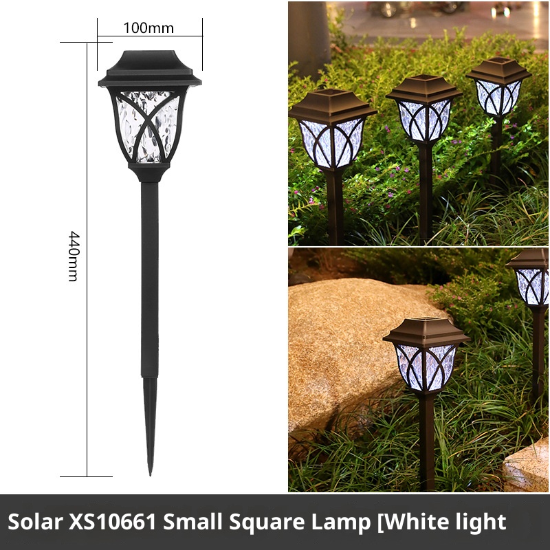 Solar powered outdoor waterproof lawn plug-in lights, garden waterproof landscape decorative lights