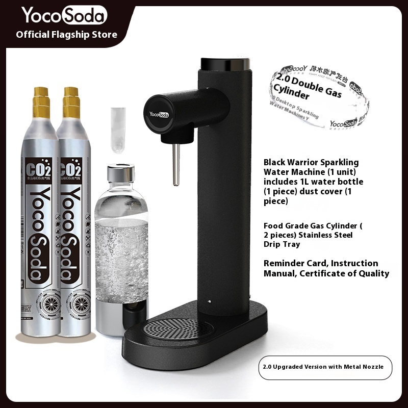 Home bubble water, soda water, carbonated water, beverage bubble machine