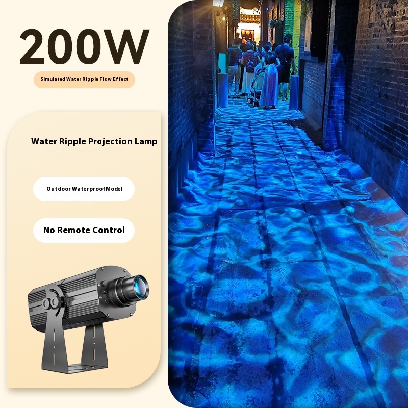 Dynamic water ripples, firefly projection lights, outdoor special effects ambient lights