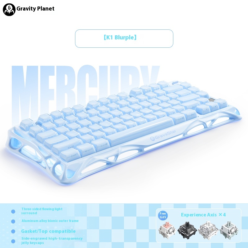 Cocoon Breaking Cyber Customized Wireless Gaming Mechanical Keyboard