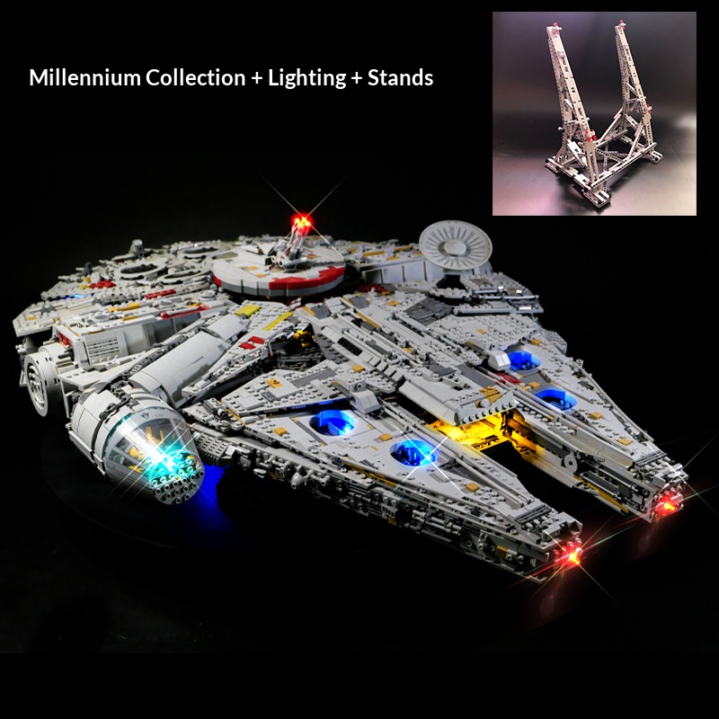 Star Wars Millennium Falcon spacecraft, adult high difficulty huge assembly model, collectible gift