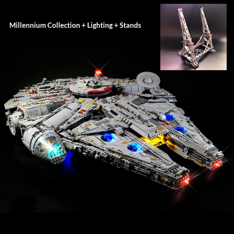 Star Wars Millennium Falcon spacecraft, adult high difficulty huge assembly model, collectible gift