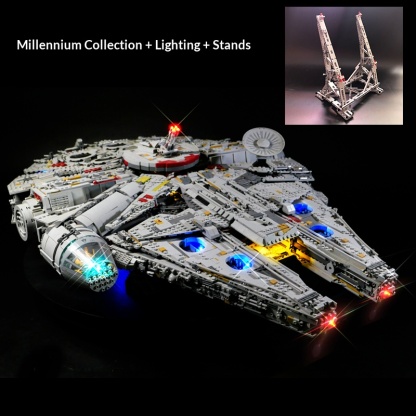 Star Wars Millennium Falcon spacecraft, adult high difficulty huge assembly model, collectible gift