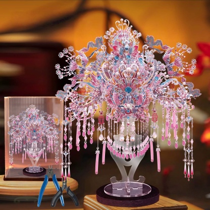 Chinese style, collectible grade, 3D handmade metal assembly model
