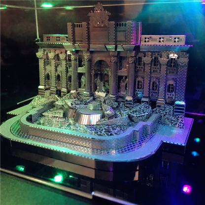 3D metal puzzle, world-renowned architecture, high difficulty puzzle