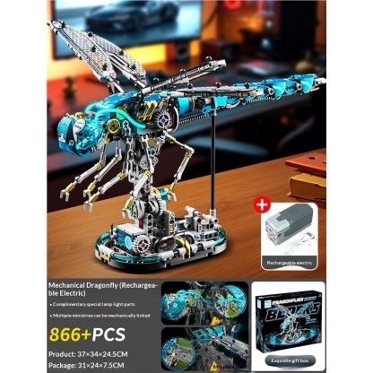 2025 new mechanical and electric, high difficulty huge assembled building blocks, boys' gift