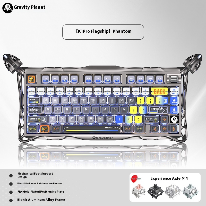 Cocoon Breaking Cyber Customized Wireless Gaming Mechanical Keyboard