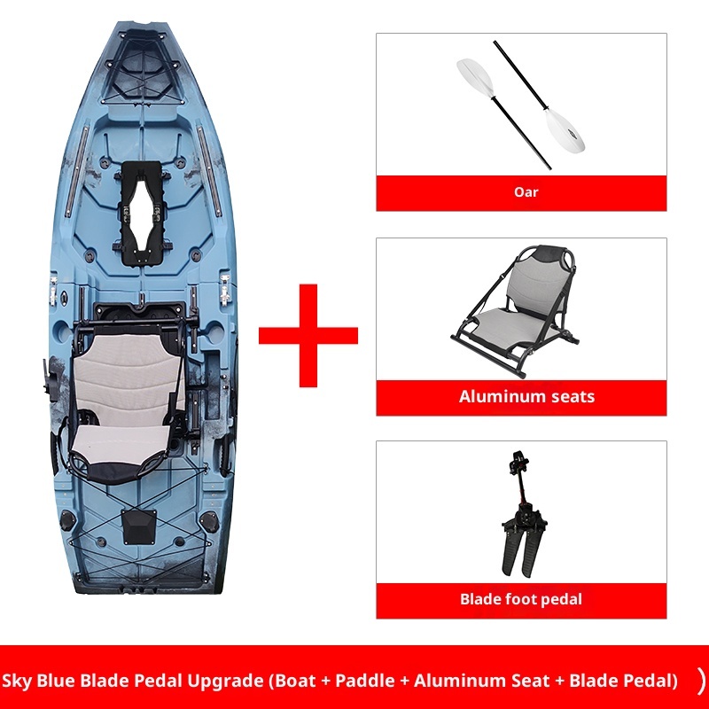 Splicing thickened kayaks, single and double seater loafers, fishing boats, assault boats