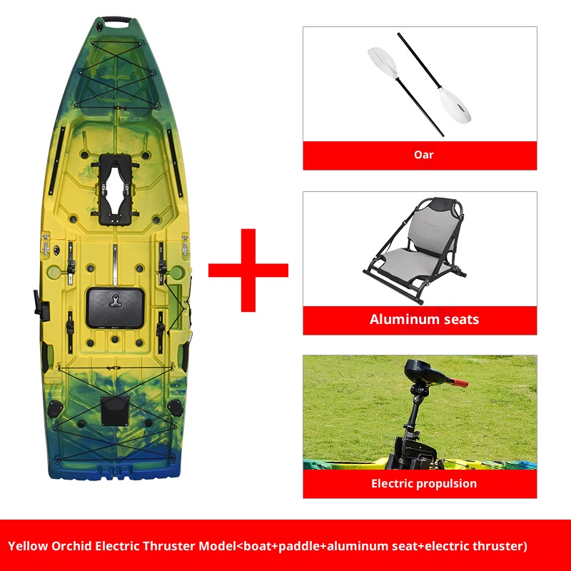 Splicing thickened kayaks, single and double seater loafers, fishing boats, assault boats