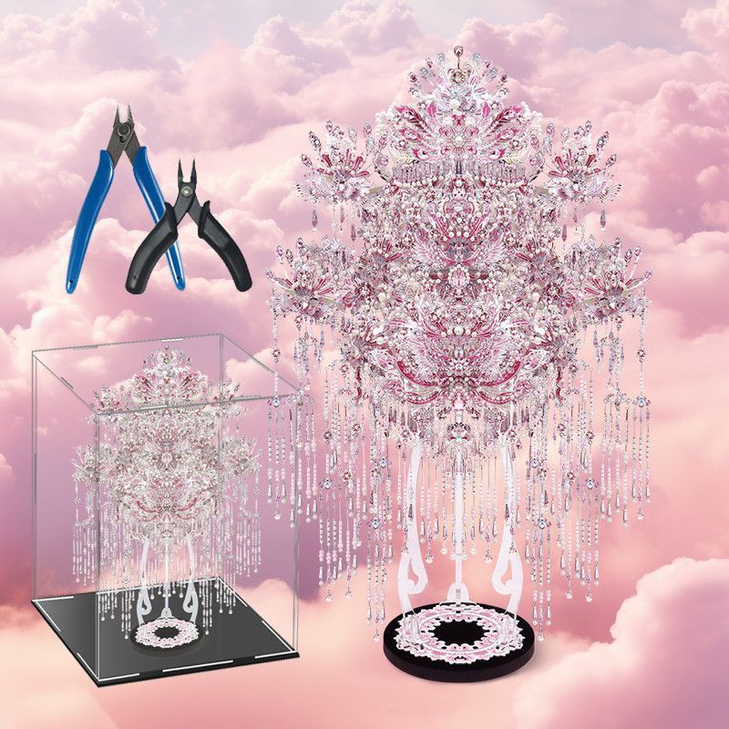 Chinese style, collectible grade, 3D handmade metal assembly model