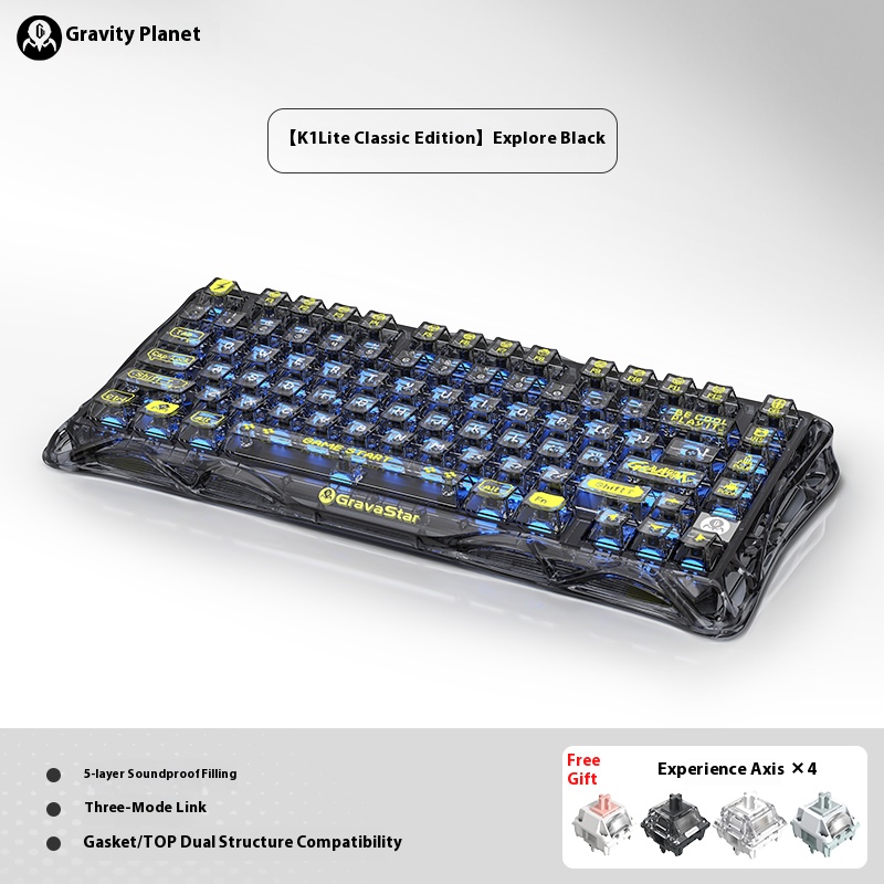 Cocoon Breaking Cyber Customized Wireless Gaming Mechanical Keyboard