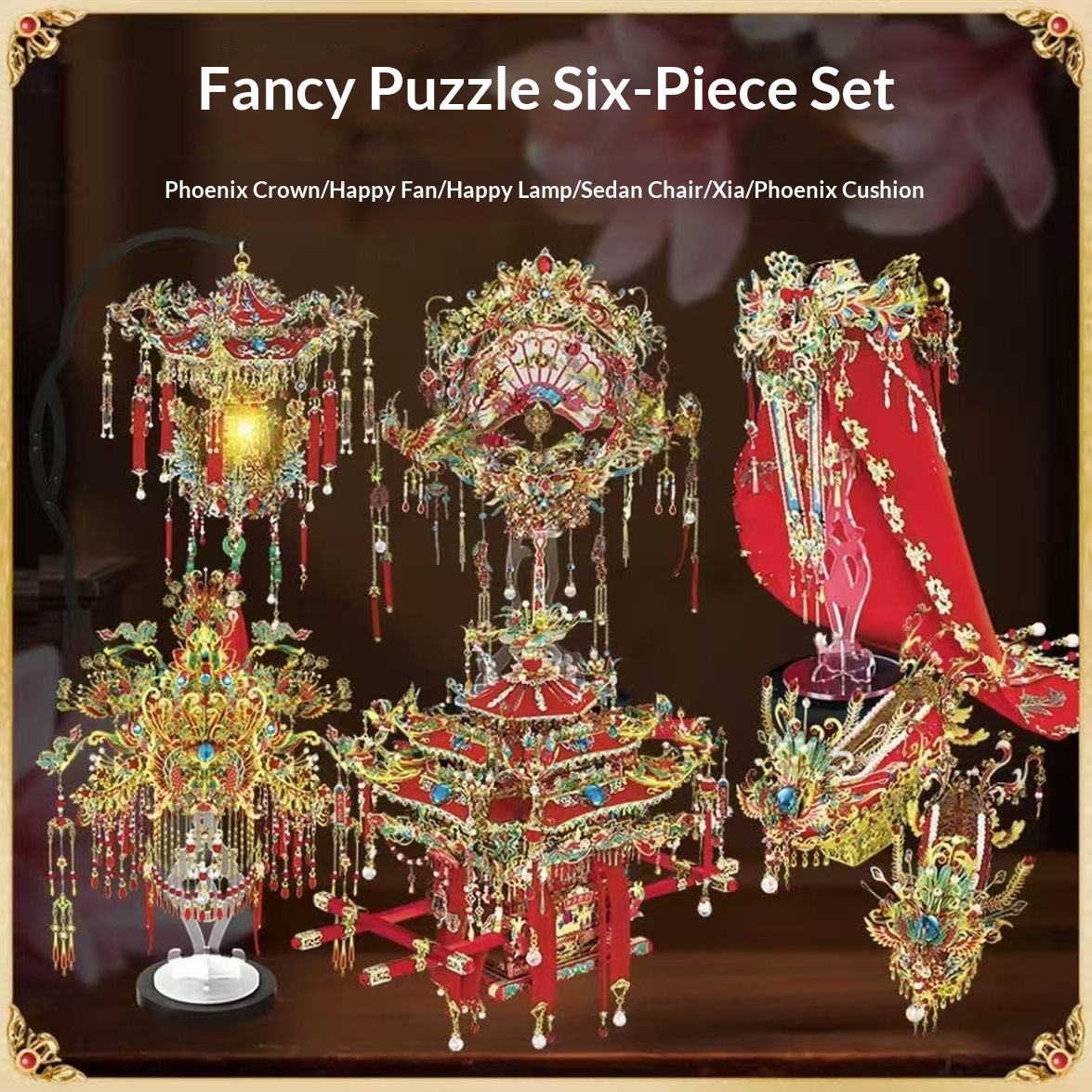 Chinese style, collectible grade, 3D handmade metal assembly model