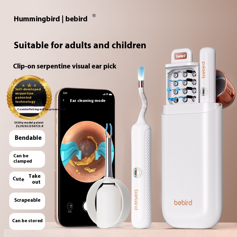 Hummingbird Visual HD Children's Ear Picking Tool and Ear Picking Tool Set