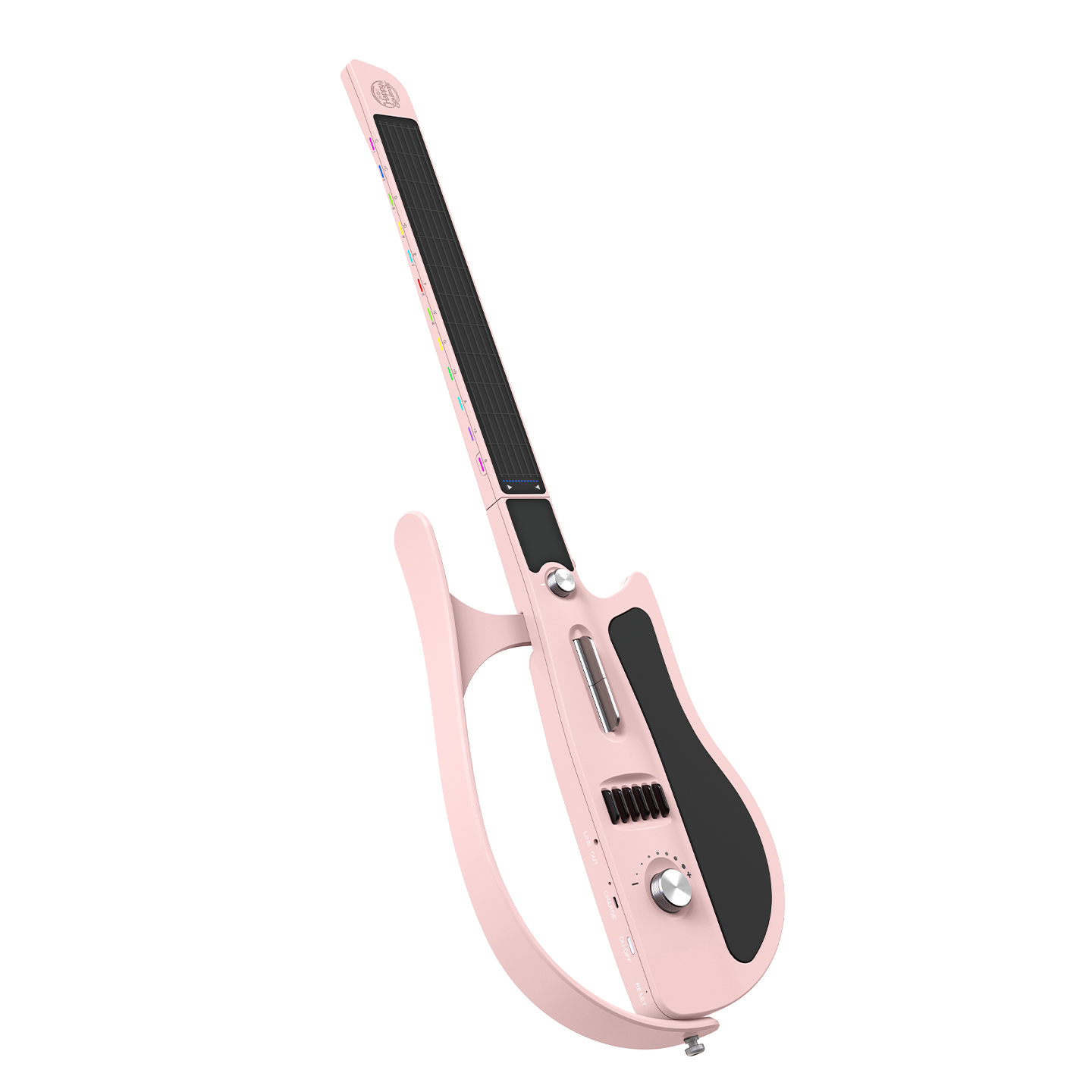 Painless silicone strings, smart electric guitar, air guitar