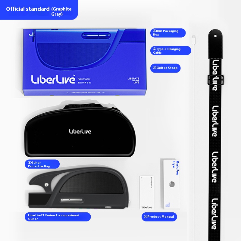 Unstringed electric guitar, integrated with intelligent accompaniment and automatic blocking and singing