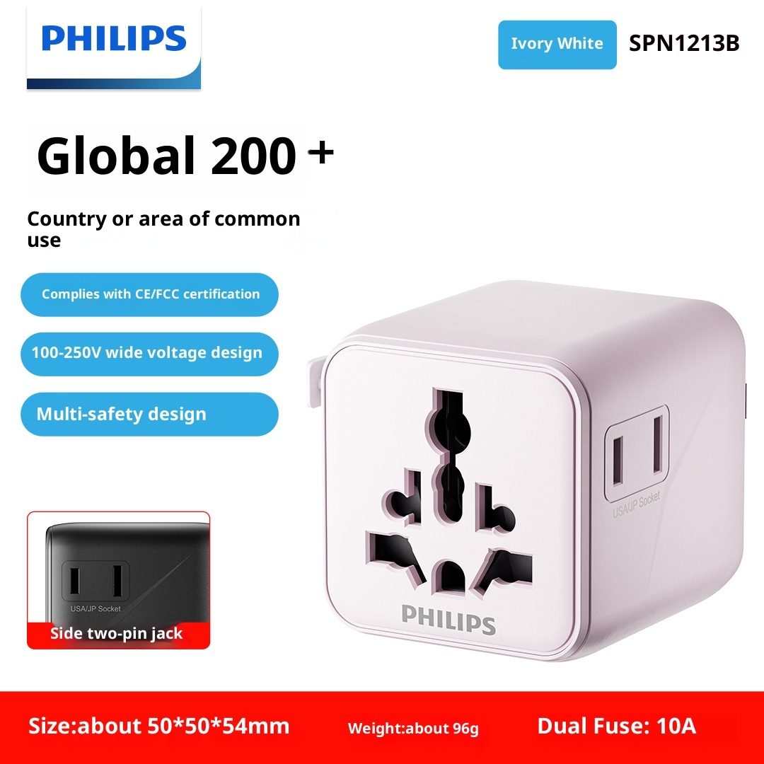 Philips Global Conversion Plug, British Standard European Standard American Australian Standard Converter