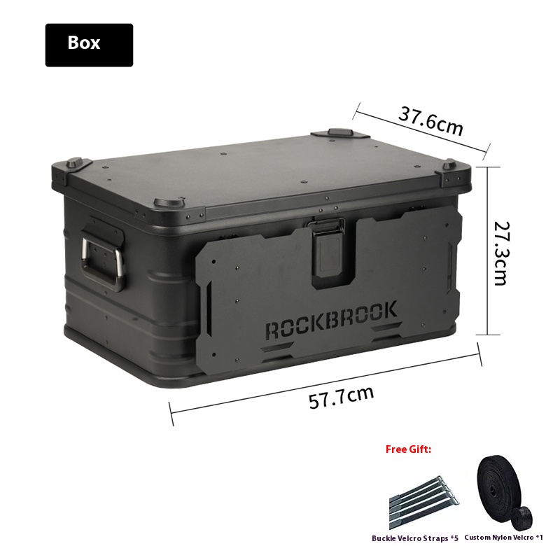Aluminum magnesium alloy outdoor camping storage box, camping coffee box trunk, rear modification box