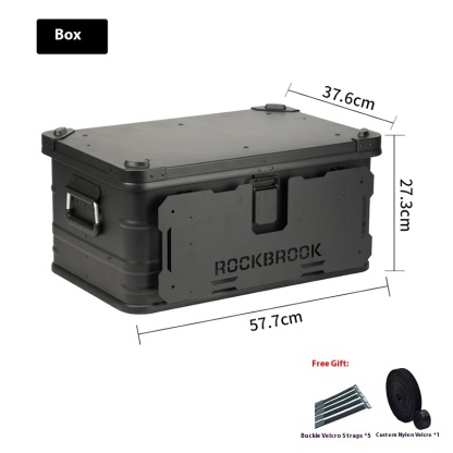 Aluminum magnesium alloy outdoor camping storage box, camping coffee box trunk, rear modification box