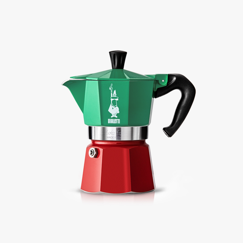 Tricolor Flag Mocha Pot Italian Espresso Pot Boiling Coffee