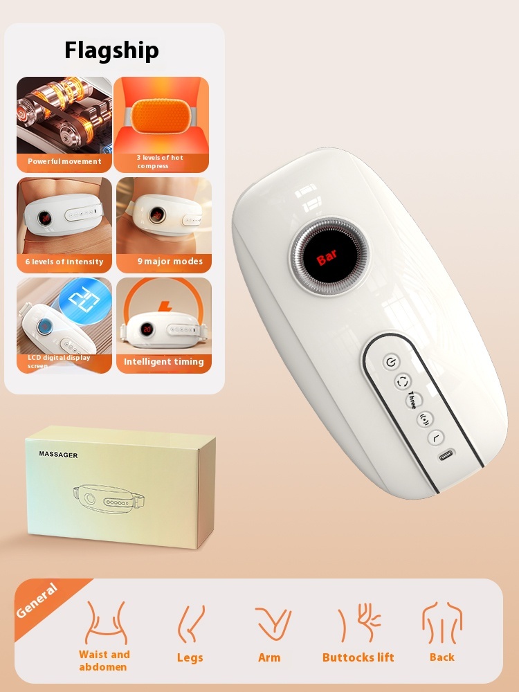 Lazy person's slimming and waist shaping device for weight loss