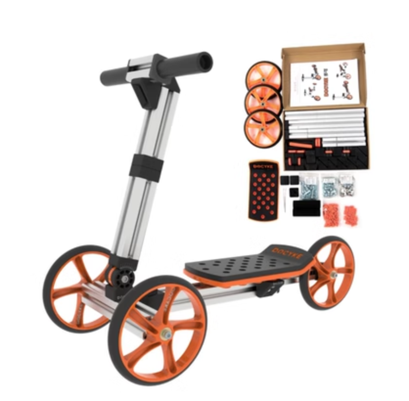 Modular, multifunctional go kart, versatile interactive children's bike