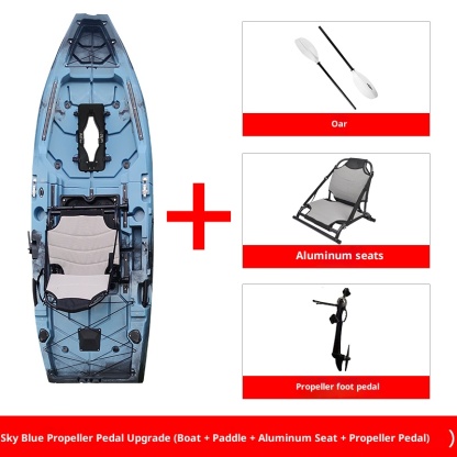 Splicing thickened kayaks, single and double seater loafers, fishing boats, assault boats