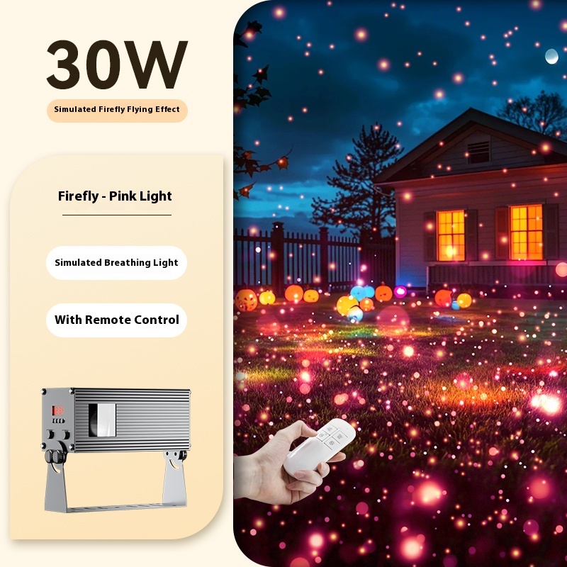Dynamic water ripples, firefly projection lights, outdoor special effects ambient lights