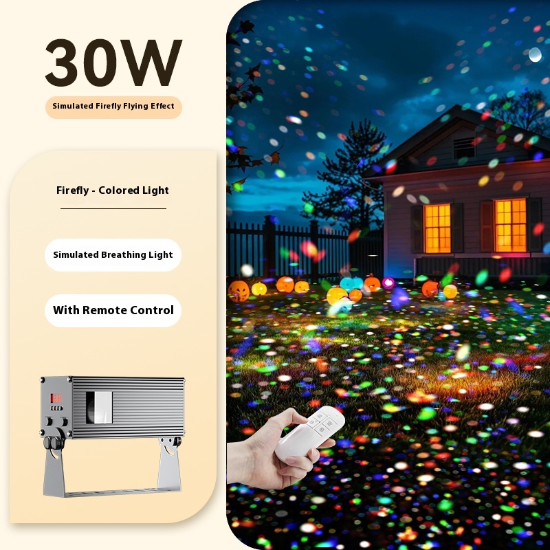 Dynamic water ripples, firefly projection lights, outdoor special effects ambient lights