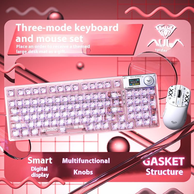 Wireless Bluetooth computer e-sports game mechanical keyboard