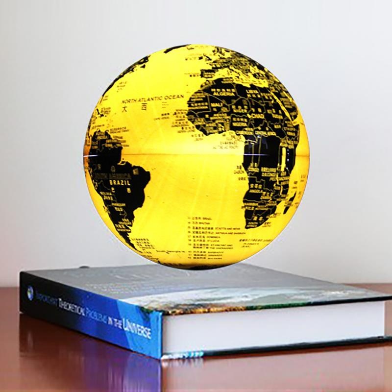 Black technology magnetic levitation globe, gifts, birthday gifts