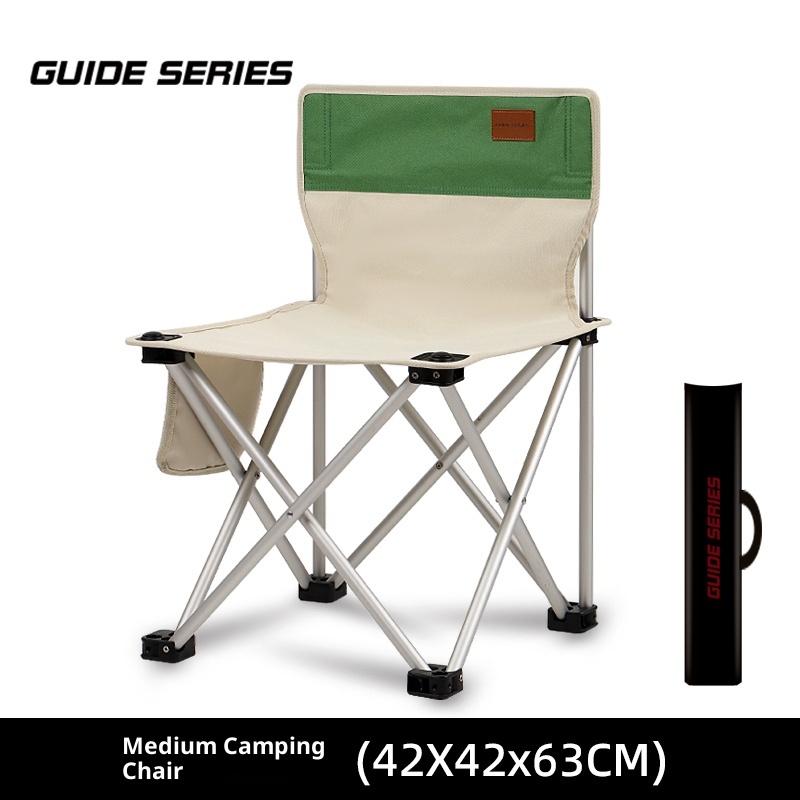 Outdoor thickened aluminum alloy folding chair