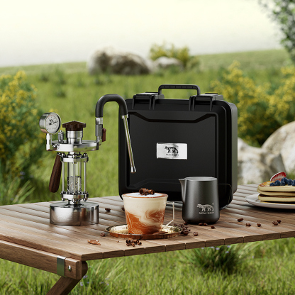 Gatling steam milk frother, coffee latte maker, household outdoor portable milk frother