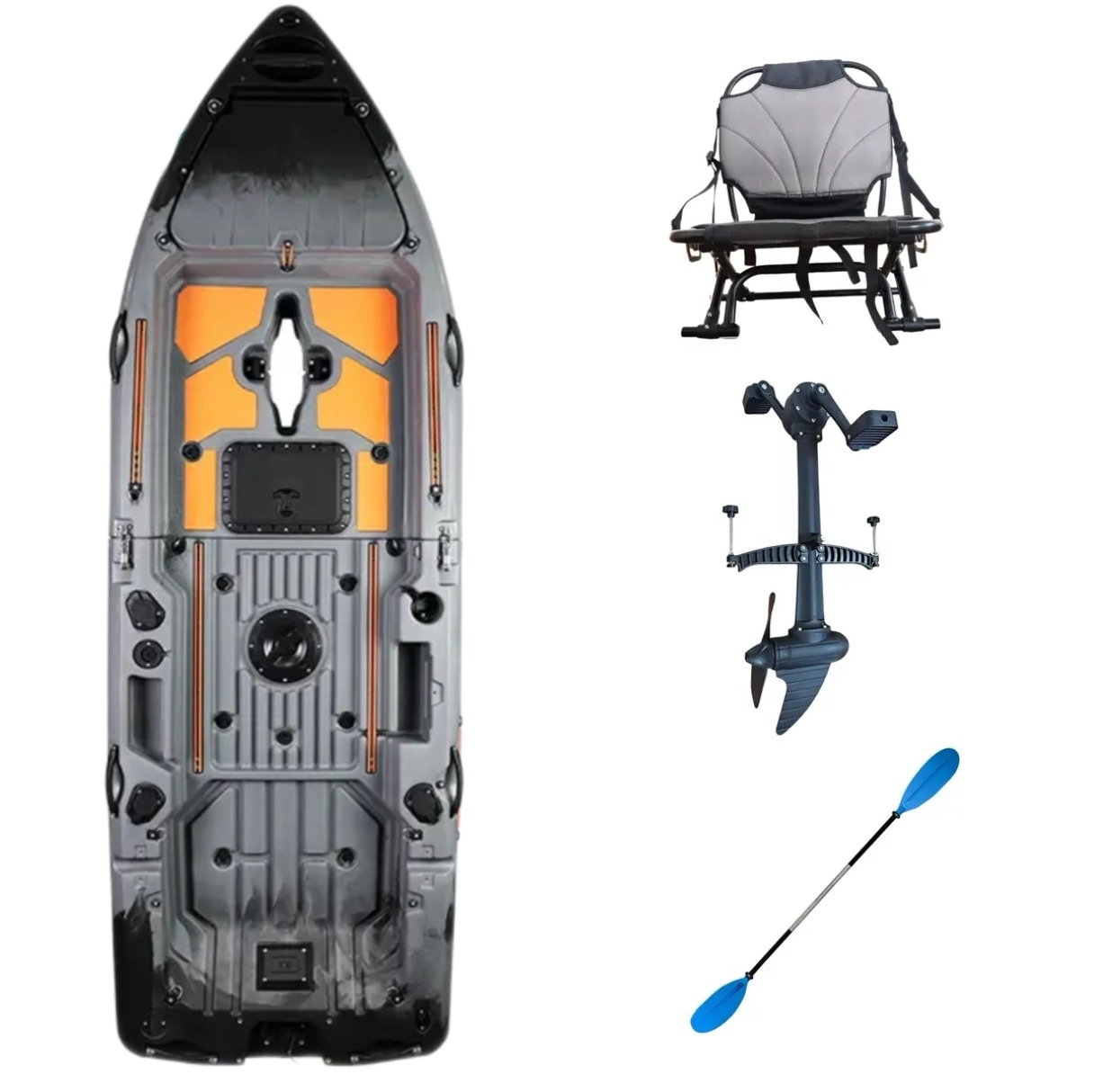 2025 new fishing boat, upgraded ultra wide and ultra stable split body road sub boat