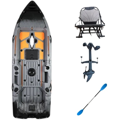 2025 new fishing boat, upgraded ultra wide and ultra stable split body road sub boat