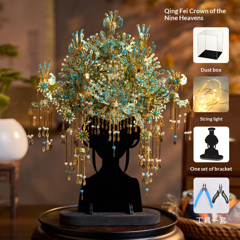 Chinese style, collectible grade, 3D handmade metal assembly model