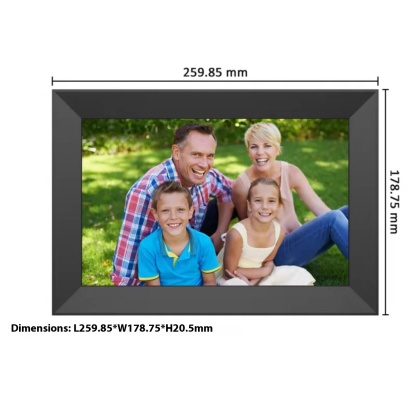 Intelligent high-definition digital 10 inch, touch screen, WIFI upload photo player