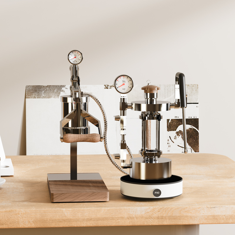 Gatling steam milk frother, coffee latte maker, household outdoor portable milk frother