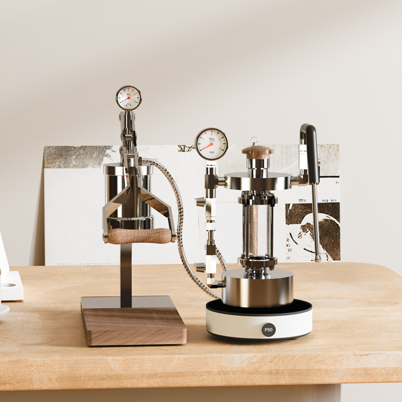 Gatling steam milk frother, coffee latte maker, household outdoor portable milk frother