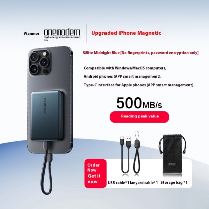 Solid state portable hard drives/fingerprint encrypted USB drives/solid-state computers, external storage for mobile phone