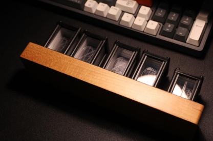 Gixie RGB Glow Tube Clock Steampunk Creative Alarm Clock Computer Peripherals