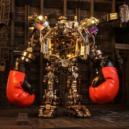 Lantern fish 3D puzzle model, adult version mechanical metal, birthday gift