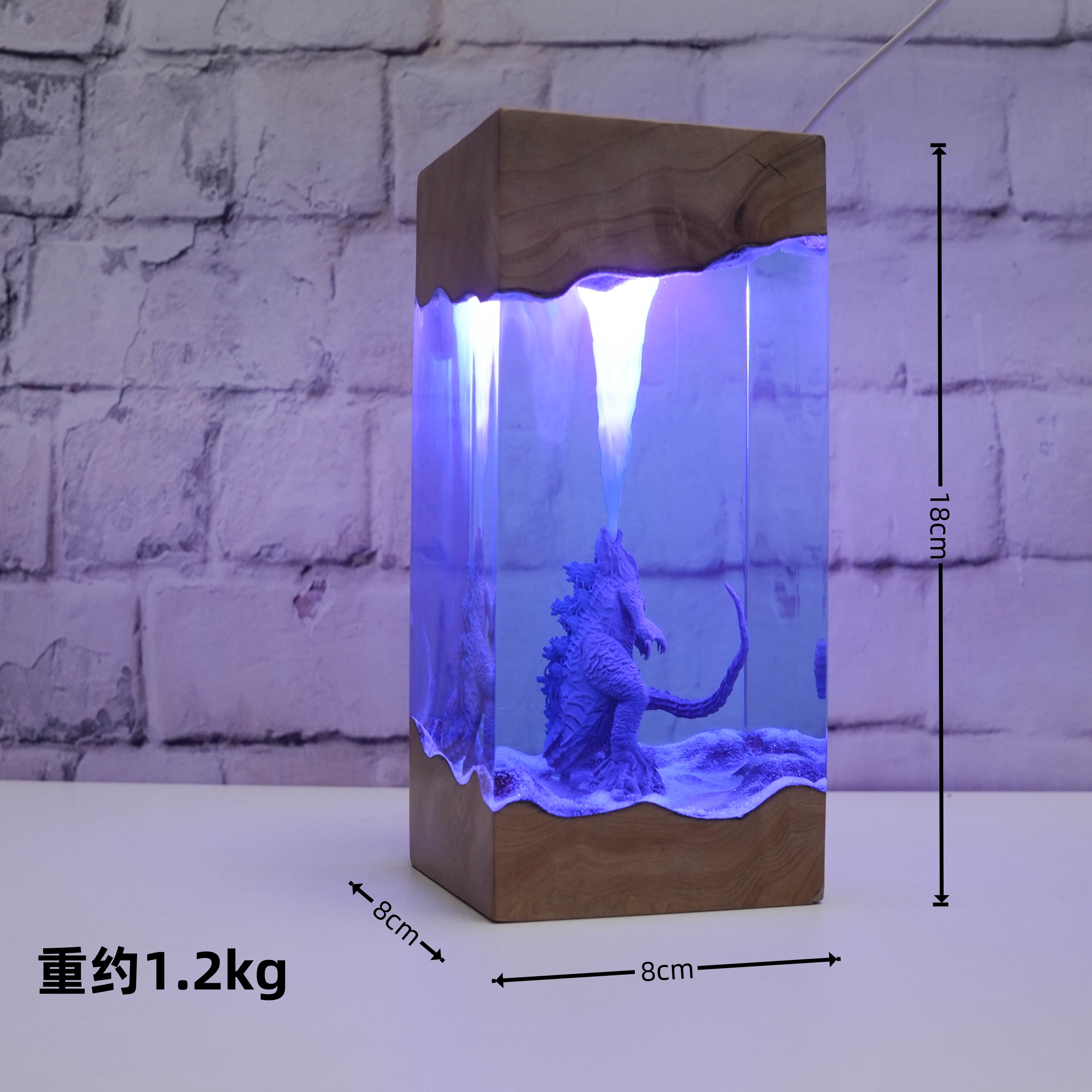 Gogisla desktop ornament, decorative night light, birthday gift