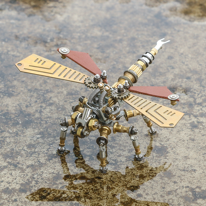 Mechanical Party Precision Mechanical Insect, 3D Simulation Metal Assembly, Male Gift