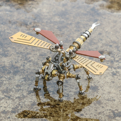 Mechanical Party Precision Mechanical Insect, 3D Simulation Metal Assembly, Male Gift