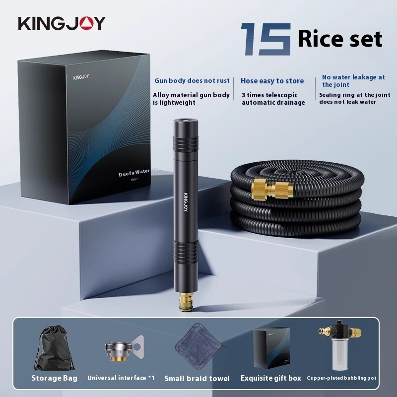 High pressure telescopic, pressurized hose, powerful floor, watering, car washing water gun