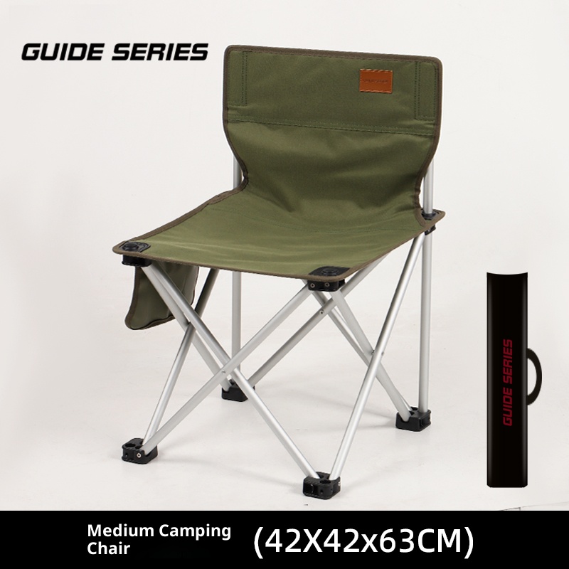 Outdoor thickened aluminum alloy folding chair