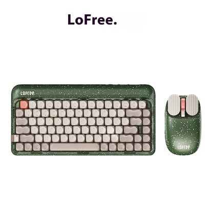 Lipstick Rose Gold liquid foundation Smiley Face Wireless Bluetooth Mechanical Keyboard