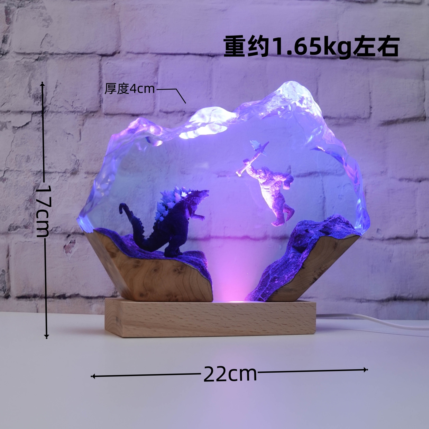 Gogisla desktop ornament, decorative night light, birthday gift